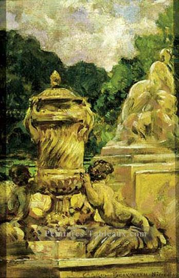 Jardin de la Fontaine Aï Nîmes France James Carroll Beckwith Peintures à l'huile